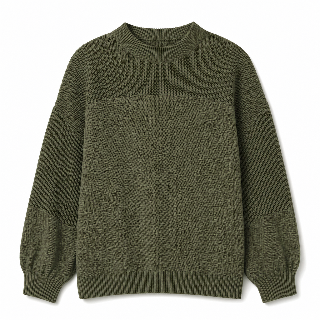 💖Black Friday Mega Deal – 50% off!💖🌸Women's Solid Color Knit Pullover Sweater
