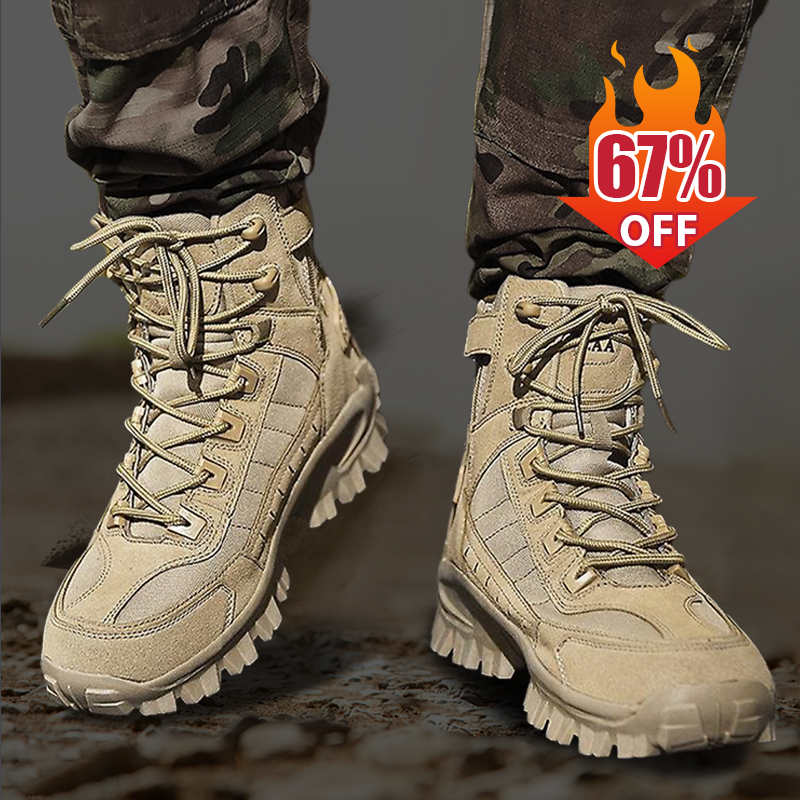 🥾60% OFF LAST DAY! 🔥 Tactical Sports Boots - Waterproof & Non-Slip Grip, Reinforced Toe for Outdoor/Training/Military Use ⚡📦