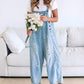 👖✨ Дамски комбинезон от дънки с свободна кройка – 5 цвята | S–2XL | Регулируеми презрамки | Baggy | Casual Chic