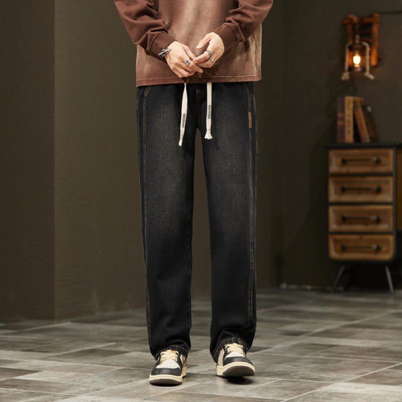Men's Loose Straight Jeans👖-12