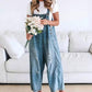 👖✨ Дамски комбинезон от дънки с свободна кройка – 5 цвята | S–2XL | Регулируеми презрамки | Baggy | Casual Chic