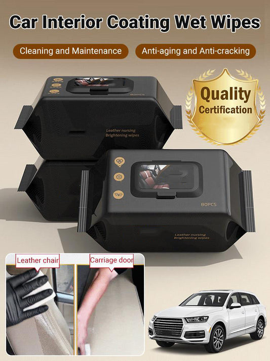 🔥2025 Нови продукти🔥 Мокри кърпички за почистване на интериора на автомобила