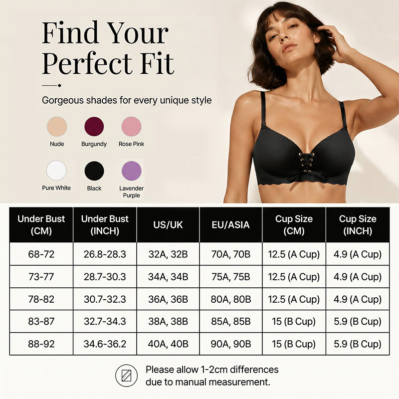 👙 Women's Seamless Push-Up Support Bra | Smooth Support & Seamless Feel ✨
