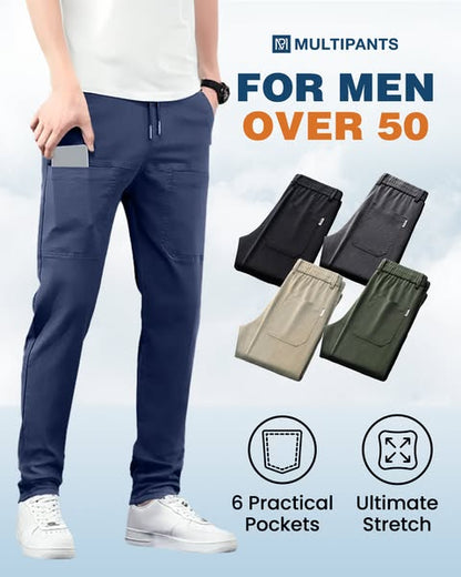 ✨ Practical Everyday Comfort | Women's High-Stretch Multi-Pocket Cargo Pants