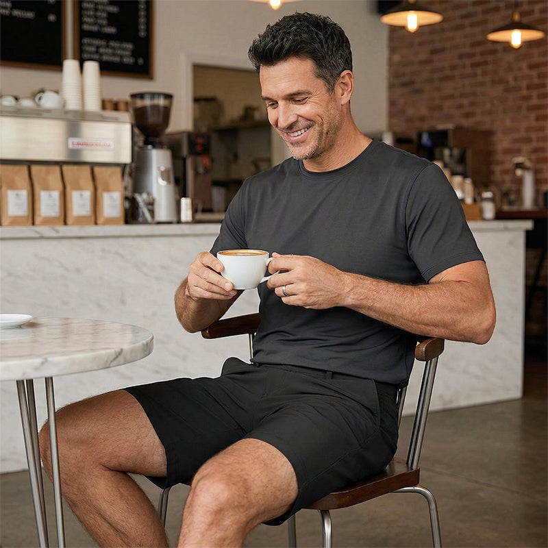 💎Quick-Dry Athletic Shorts for Men – 4-Way Stretch, Moisture-Wicking & Perfect for Gym, Golf or Daily Wear-2