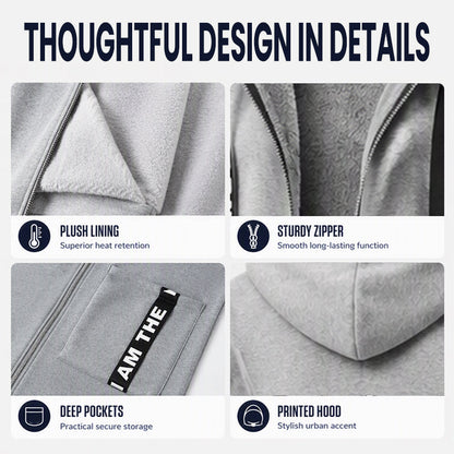 🎁🧥Women's Hooded Long Sweatshirt – Cozy, Warm & Perfect for Fall & Winter
