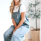 👖✨ Дамски комбинезон от дънки с свободна кройка – 5 цвята | S–2XL | Регулируеми презрамки | Baggy | Casual Chic