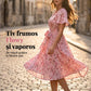 👗🌸 Макси рокля с V-образно деколте, флорален десен, волани на ръкавите и колан