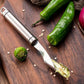 🌶️Kup 1 Get 1 za darmo🌶️Nierdzewna stalowa łyżka do usuwania pestek z papryczek chili