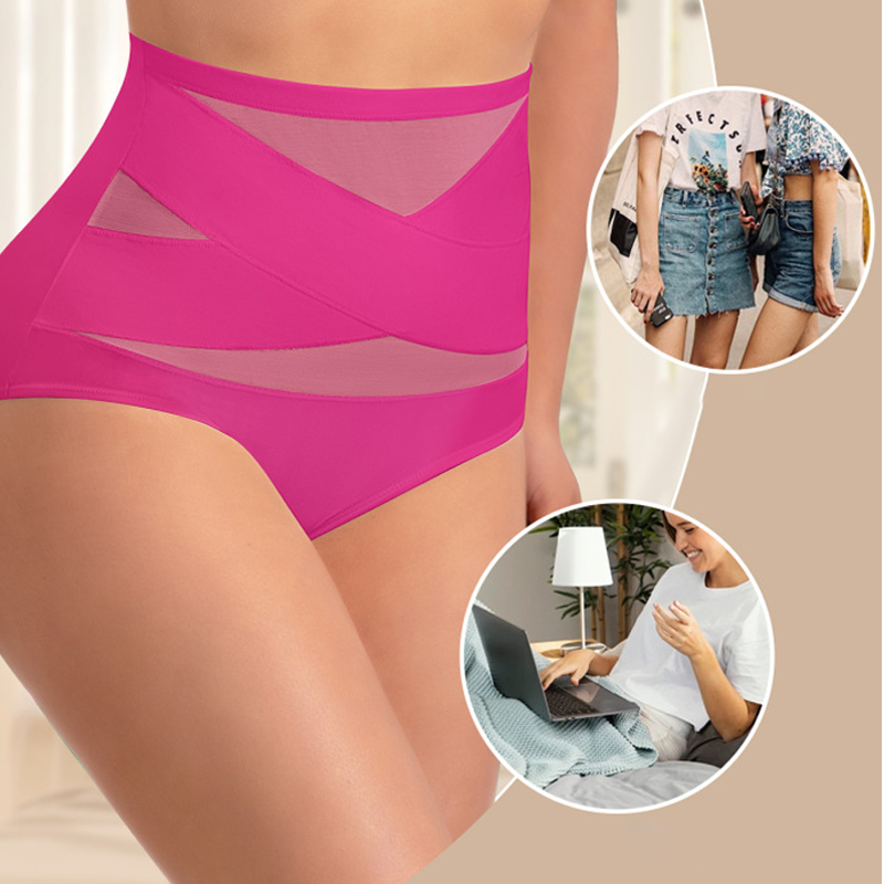 ☁️Seamless & Breathable, Everyday Comfort✨ Plus-Size High-Waist Tummy Control Panties – Soft & Skin-Friendly, No Marks ✨