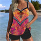 🌊 S-3XL 👙 Комплект от бански сутиен и шорти с принт 🌞⛱️ | Идеален за плаж и почивка