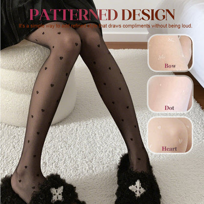 Women’s Lightweight Sheer Patterned Tights