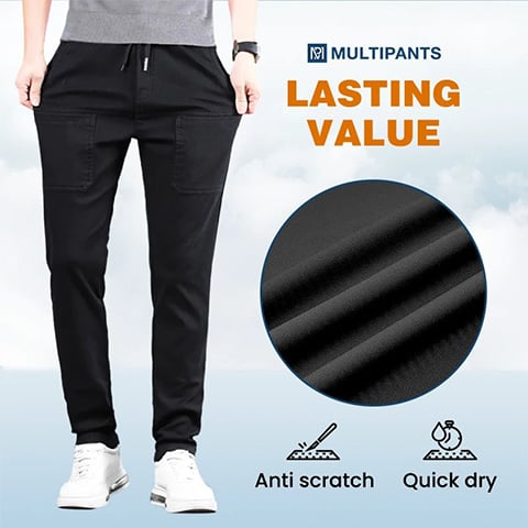 ✨ Practical Everyday Comfort | Women's High-Stretch Multi-Pocket Cargo Pants