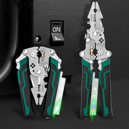 ⚡ Многофункционален сгъваем инструмент за оголване и тестване на кабели