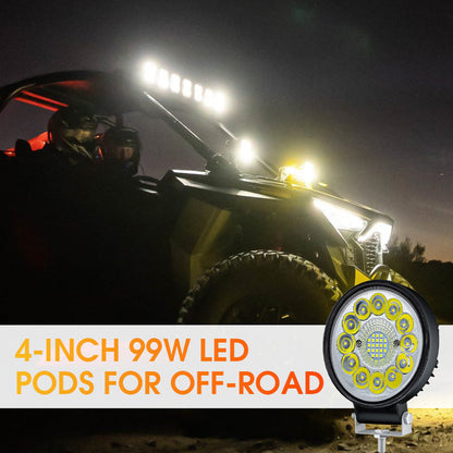 4-инчов 99W LED модул за офроуд