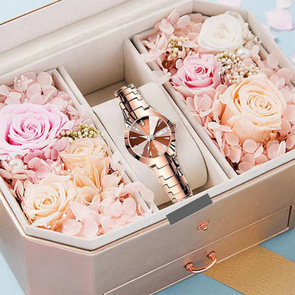 💎Елегантен дамски водоустойчив часовник с изискан дизайн