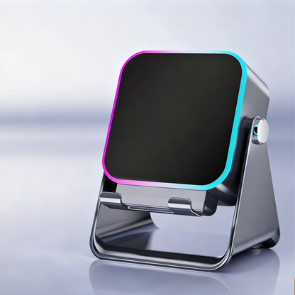 🔊 Многофункционален 5-в-1 безжичен Bluetooth говорител с регулируем държач за телефон и безжично зареждане ⚡