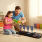 Electric Auto-Reset Shooting Target Game With Moving Rail