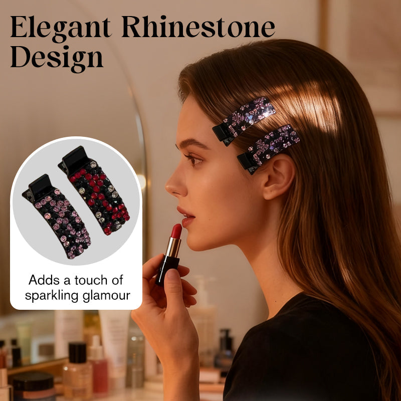 💕Last Day 50% OFF💕Rhinestone Hair Clip for Bangs-1