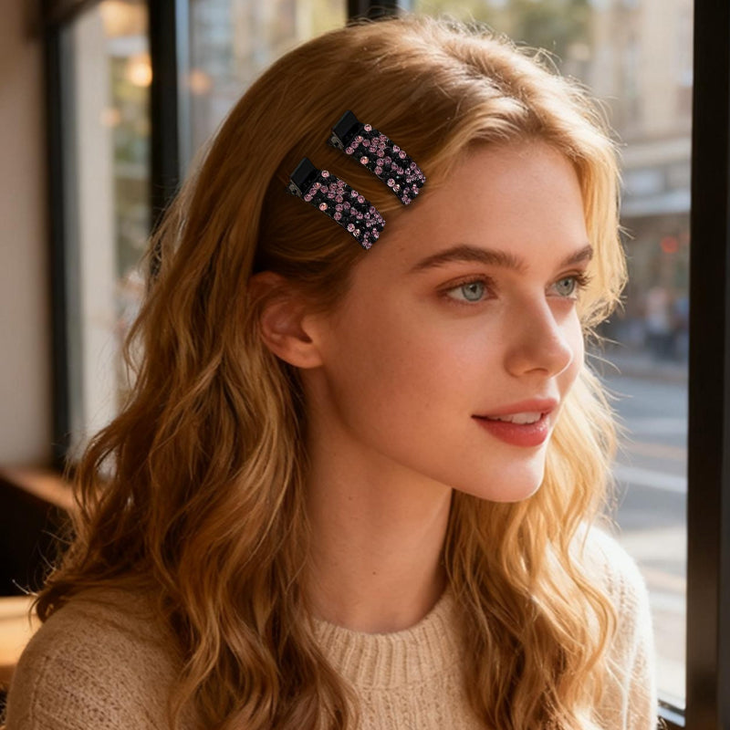 💕Last Day 50% OFF💕Rhinestone Hair Clip for Bangs-5