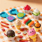 🍦 DIY ICE CREAM PLAY DOUGH - 6 цвята и 10 инструмента, нетоксична сензорна играчка за творчески ролеви игри, идеален подарък за деца на възраст 3-8 години 🎁✨
