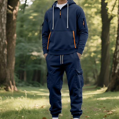 🔥Hot Sale Deals-Men's Two-Piece Hooded Tracksuit Set