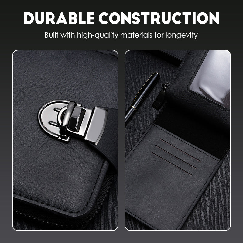 🔥Men's Vintage Compact Zipper Wallet-4
