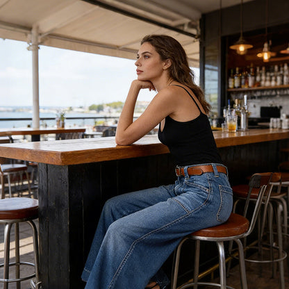 👖New Arrival Hot Sale 🥳50K+ SOLD!💥Women's High-Waist Wide-Leg Jeans