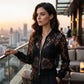 📢📢49 % SLEVA !! ⏰🔥Дамско леко дантелено яке с цип🌺
