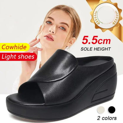 👡🌸Sandály na klínovém podpatku – lehká konstrukce, která neunavuje nohy – platba při doručení 💖