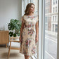 👗 ОГРАНИЧЕНА ВЪВ ВРЕМЕ ОТСТЪПКА 50 %! ✨ Рокля с флорален принт и плисирана пола – Елегантна, женствена ✨
