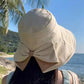 🌞 Лека и проветрива шапка за защита от слънцето | Дизайн с панделка 🏖️
