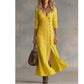 💛Винтажна рокля с дълъг ръкав👗