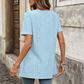 👕Дамска туника с квадратно деколте и ажурни детайли🌻