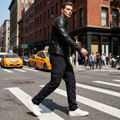 ✨Men's Classic Cargo Pants – Durable, Multi-Pocket, Straight-Leg 🏔️