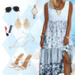 Boho стил рокля без ръкави за жени