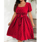 👗 Sukienka w Grochy dla Kobiet Plus Size