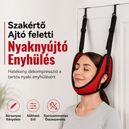 💪 A nyakfájdalom enyhítésére szolgáló, ajtóra szerelhető nyaki nyújtókészülék