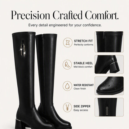 👢 Pull On & Stay Warm | Women's Elastic Over-the-Knee Boots ⚡ Free Shipping
