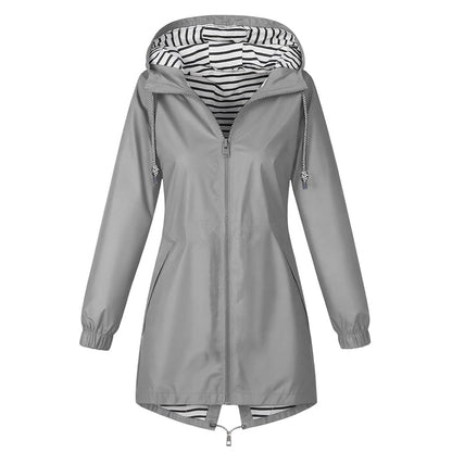 🌧️ Ready When the Weather Turns ⚡️ Women's Waterproof Hooded Outdoor Jacket-12