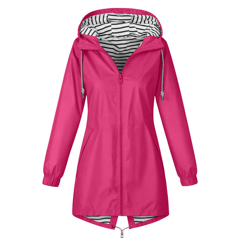 🌧️ Ready When the Weather Turns ⚡️ Women's Waterproof Hooded Outdoor Jacket-13