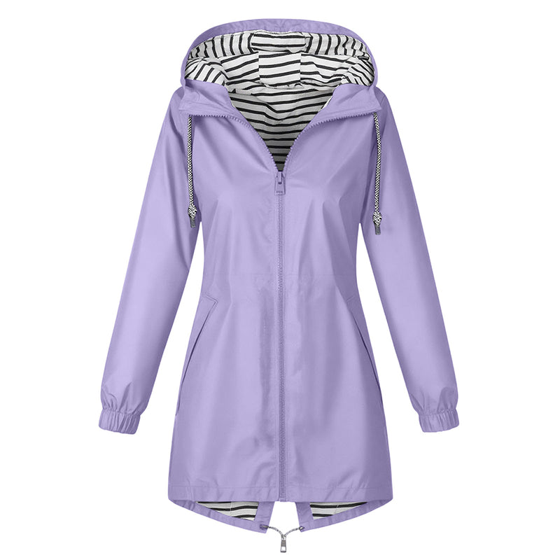🌧️ Ready When the Weather Turns ⚡️ Women's Waterproof Hooded Outdoor Jacket-15