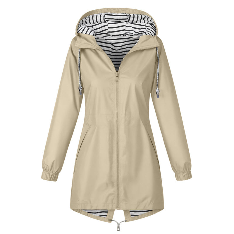 🌧️ Ready When the Weather Turns ⚡️ Women's Waterproof Hooded Outdoor Jacket-8