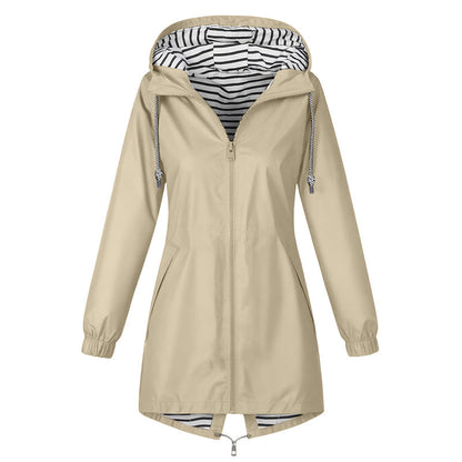 🌧️ Ready When the Weather Turns ⚡️ Women's Waterproof Hooded Outdoor Jacket-8