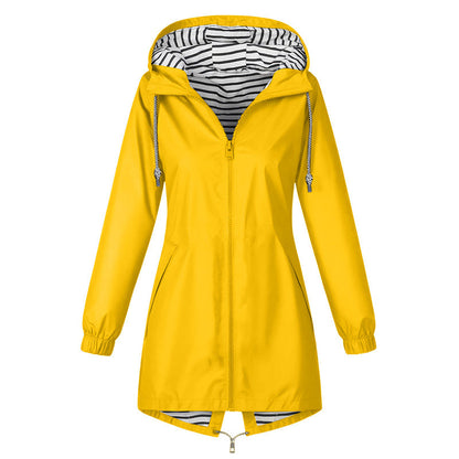 🌧️ Ready When the Weather Turns ⚡️ Women's Waterproof Hooded Outdoor Jacket-9
