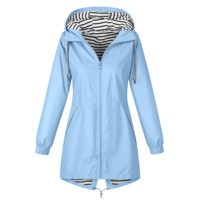 🌧️ Ready When the Weather Turns ⚡️ Women's Waterproof Hooded Outdoor Jacket-11