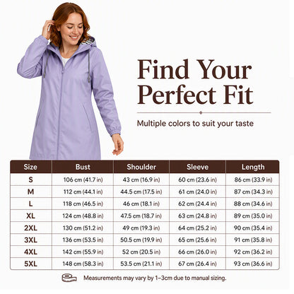 🌧️ Ready When the Weather Turns ⚡️ Women's Waterproof Hooded Outdoor Jacket-5