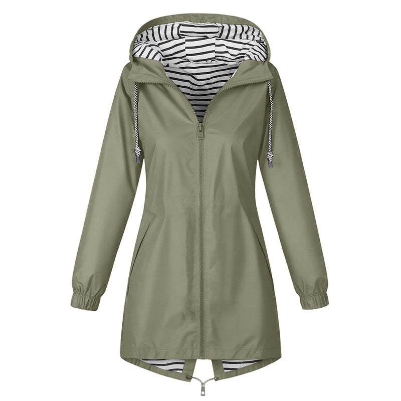 🌧️ Ready When the Weather Turns ⚡️ Women's Waterproof Hooded Outdoor Jacket-14