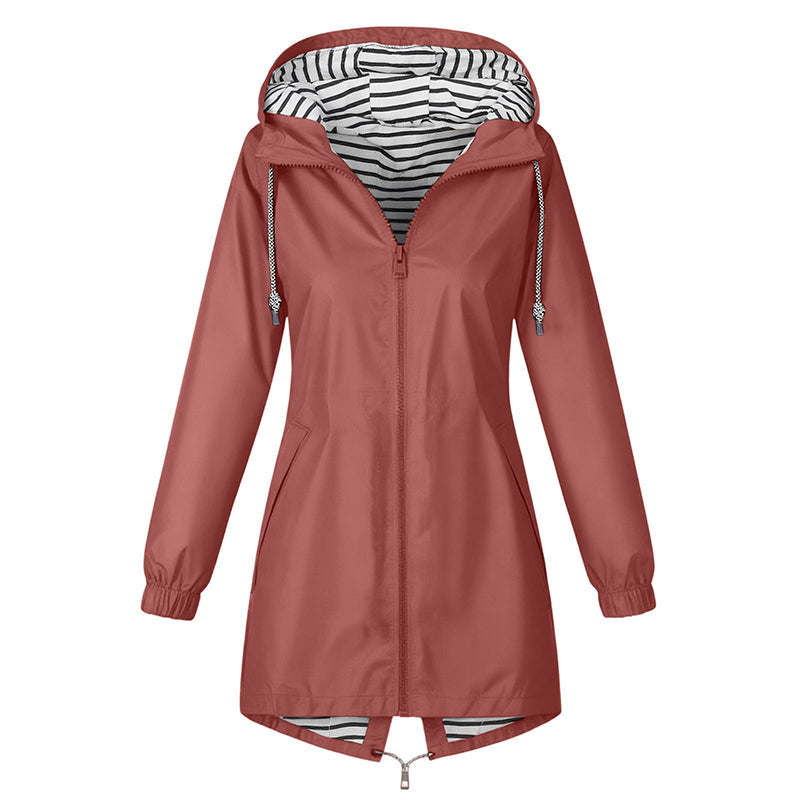 🌧️ Ready When the Weather Turns ⚡️ Women's Waterproof Hooded Outdoor Jacket-10