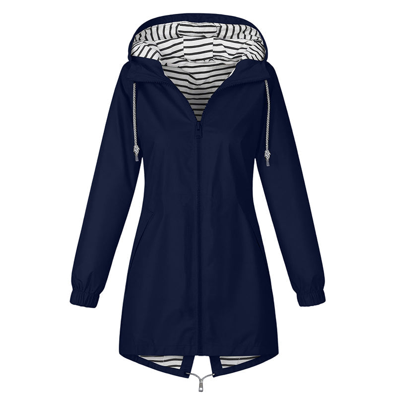 🌧️ Ready When the Weather Turns ⚡️ Women's Waterproof Hooded Outdoor Jacket-16